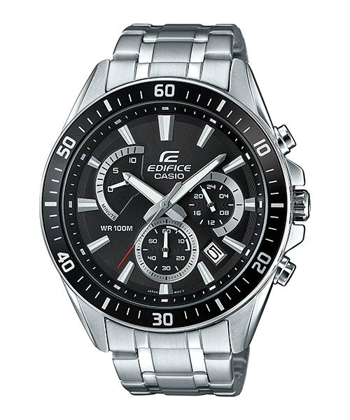 Casio Edifice 100 - meter water resistance Stainless Steel Band EFR - 552D - 1AVUDF - For Men - Zamana.pk Main image