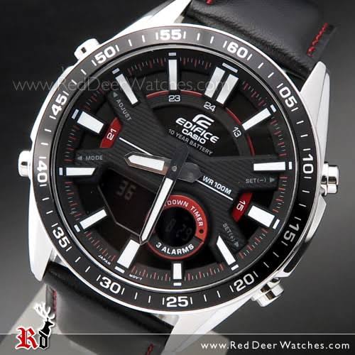 Casio Edifice Analog - Digital Black Dial Men's Watch - EFV - C100L - 1AVDF (EX441) - Zamana.pk
