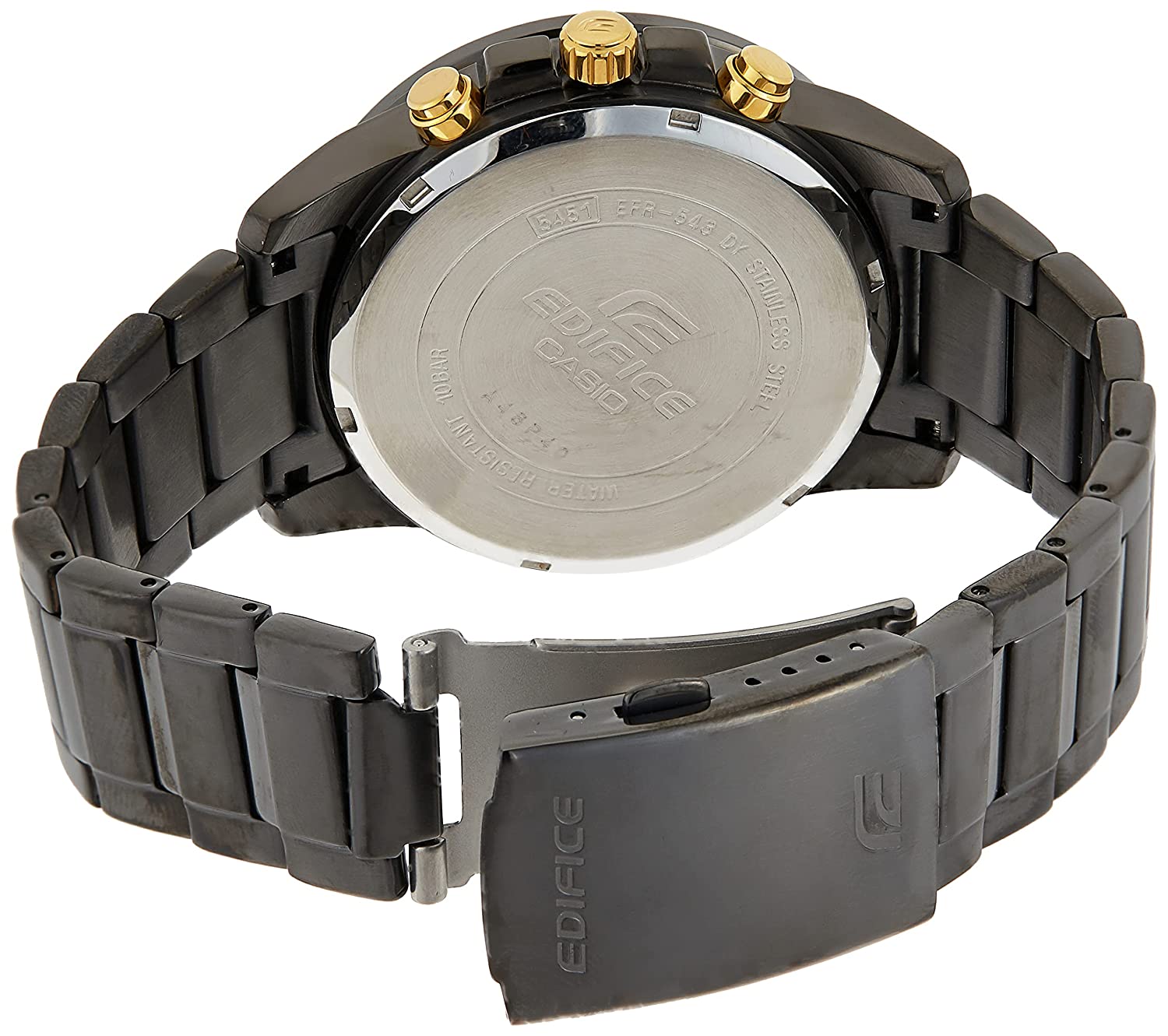 Casio Edifice Chronograph Black Dial Men's Watch-EFR-543BK-1A9VUDF (EX224) Secondary image