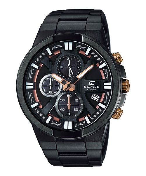 Casio Edifice Chronograph Black Dial Men's Watch - EFR - 544BK - 1A9VUDF (EX230) - Zamana.pk Main image