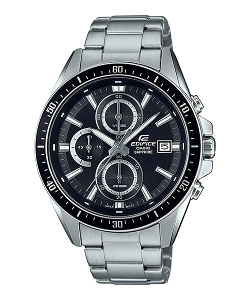 Casio Edifice Chronograph Black Dial Men's Watch - EFR - S565D - 1AVUDF - Zamana.pk Main image