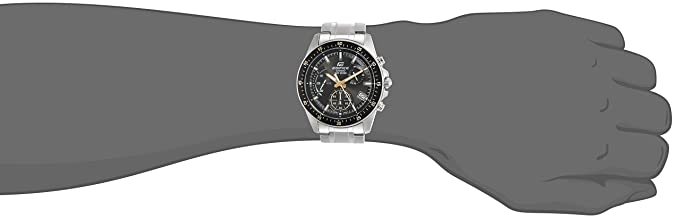 Casio Edifice Chronograph Black Dial Men's Watch - EFV - 540D - 1A9VUDF - Zamana.pk