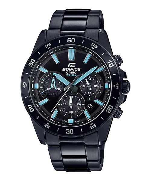 Casio Edifice Chronograph Black Dial Men's Watch EFV - 570DC - 1AVUDF - Zamana.pk Main image