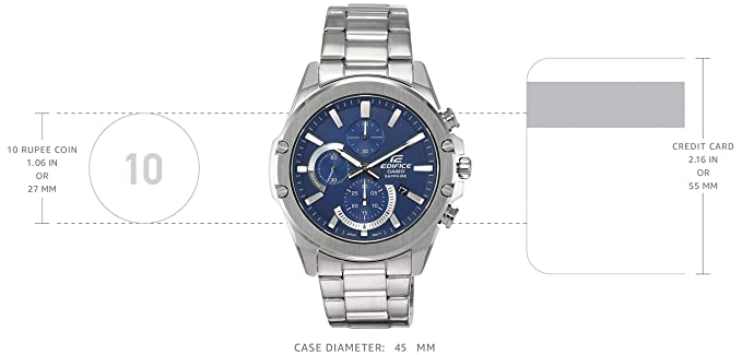 Casio Edifice Chronograph Blue Dial Men's Watch EFR - S567D - 2AVUDF - Zamana.pk