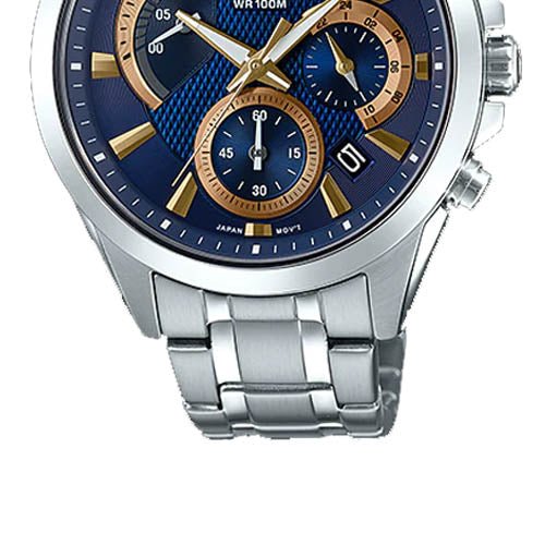 Casio Edifice Chronograph Blue Dial Men's Watch - EFV - 580D - 2AVUDF(EX477) - Zamana.pk