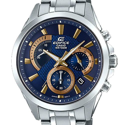 Casio Edifice Chronograph Blue Dial Men's Watch - EFV-580D-2AVUDF(EX477) Secondary image