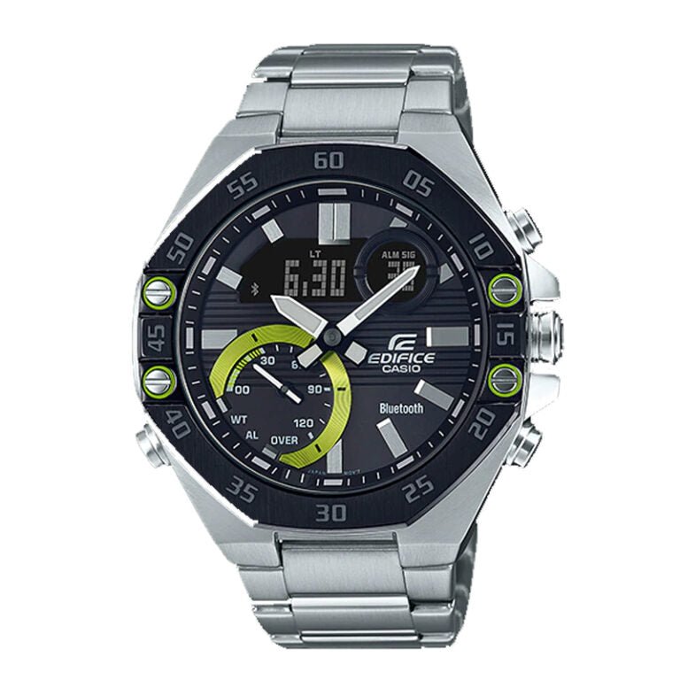 CASIO EDIFICE ECB - 10DB - 1ADF STAINLESS STEEL BAND MEN WATCH - Zamana.pk