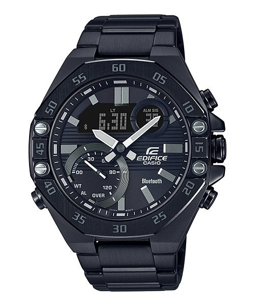 CASIO EDIFICE ECB - 10DC - 1ADF STAINLESS STEEL BAND MEN WATCH - Zamana.pk Main image