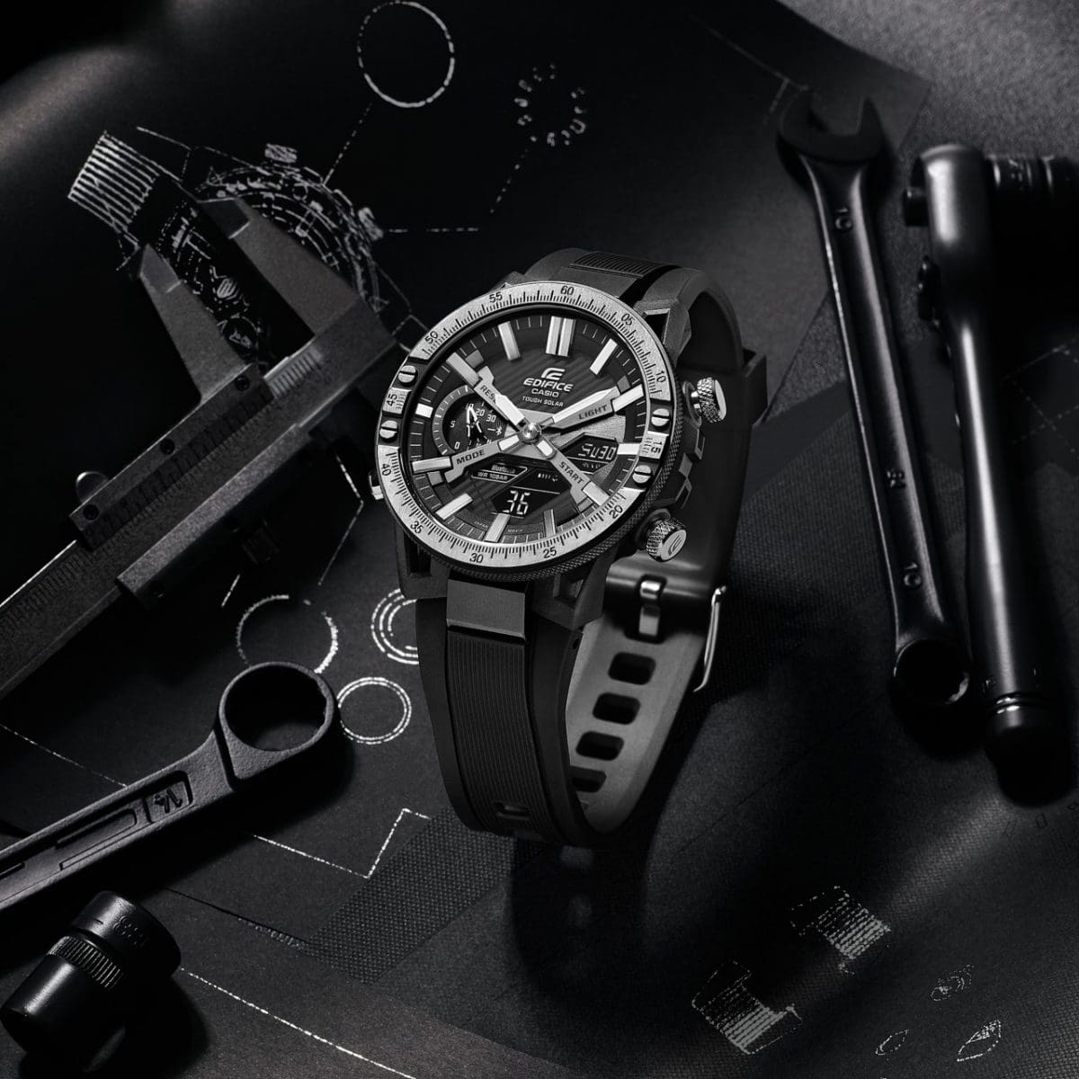 Casio Edifice – ECB - 10TP - 1ADF Men's watch, Bluetooth, LED Light - Zamana.pk Main image
