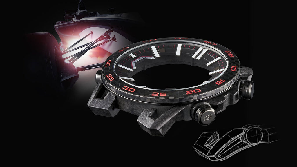Casio Edifice ECB - 2000D - 1A Solar Carbon bezel Mobile Link ECB - 2000D - 1A Men's Watch - Zamana.pk