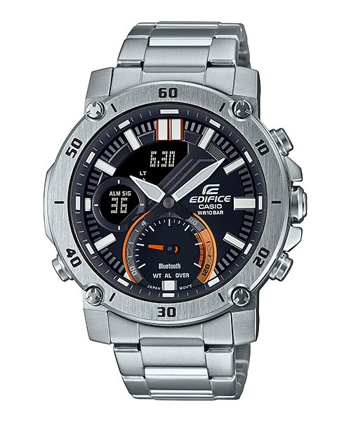 Casio Edifice ECB - 20D - 1ADF Mens Watch – Stainless Steel Band PHONE LINK - Zamana.pk