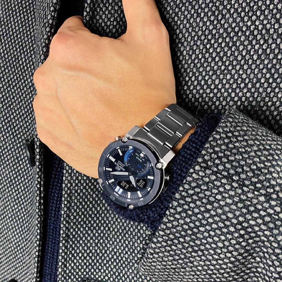Casio Edifice ECB - 20DB - 1A Mobile link Bluetooth - For Men - Zamana.pk
