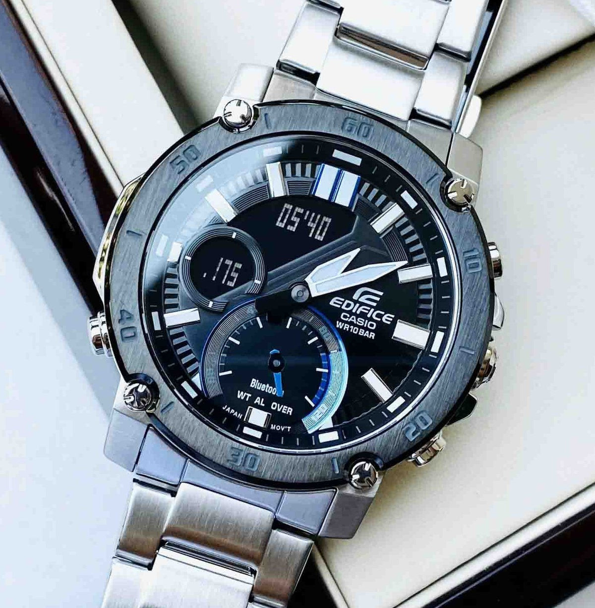 Casio Edifice ECB - 20DB - 1A Mobile link Bluetooth - For Men - Zamana.pk