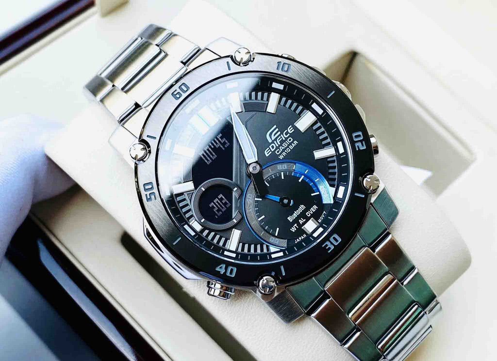 Casio Edifice ECB - 20DB - 1A Mobile link Bluetooth - For Men - Zamana.pk