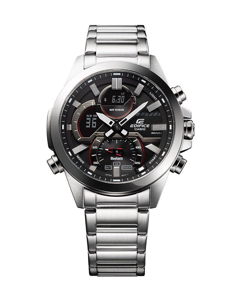 Casio Edifice ECB - 30D - 1ADF - Stainless Steel Chronograph Watch For Men - Zamana.pk