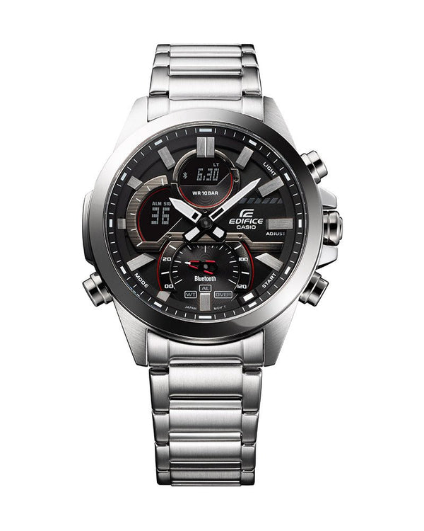 Casio Edifice ECB - 30D - 1ADF - Stainless Steel Chronograph Watch For Men - Zamana.pk