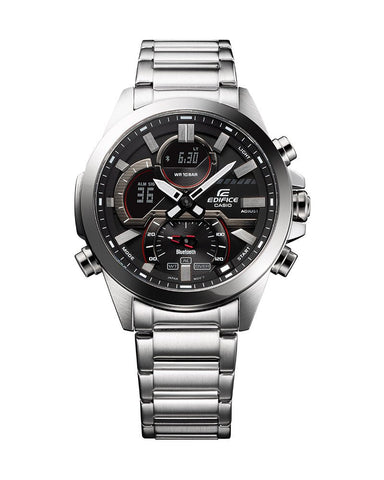 Casio Edifice ECB - 30D - 1ADF - Stainless Steel Chronograph Watch For Men - Zamana.pk