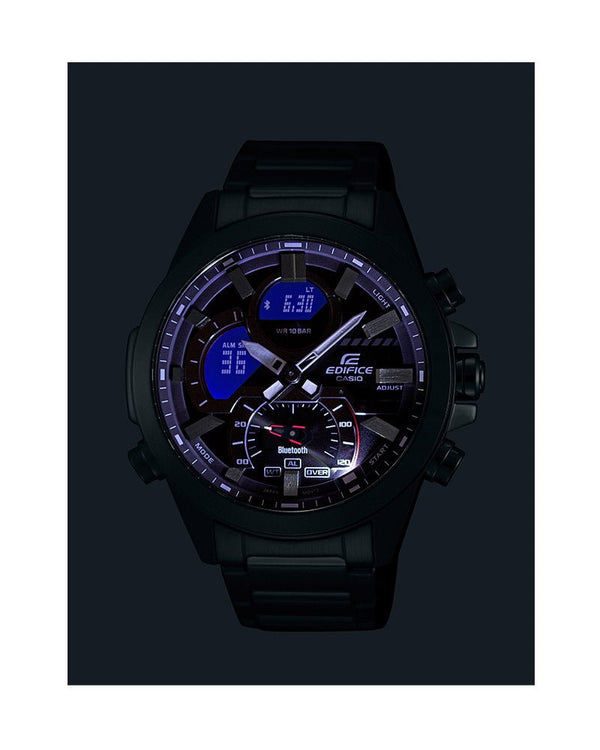 Casio Edifice ECB - 30D - 1ADF - Stainless Steel Chronograph Watch For Men - Zamana.pk