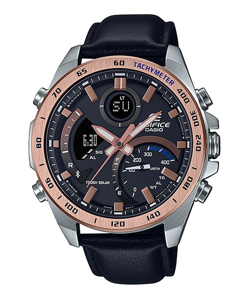 Casio Edifice ECB - 900GL - 1B Solar Powered Smart Link Men's Watch - Zamana.pk