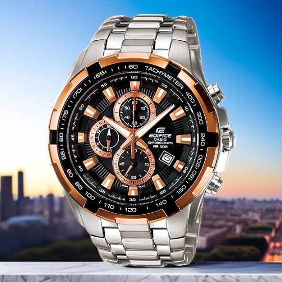 Casio Edifice EF - 539D - 1A5VUDF Chronograph Men's Watch - Zamana.pk