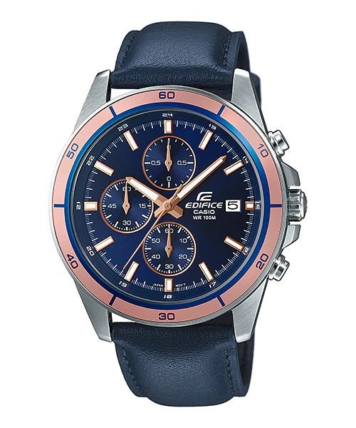 Casio Edifice EFR - 526L - 2AVUDF Chronograph Blue Dial Men's Watch - (EX302) - Zamana.pk