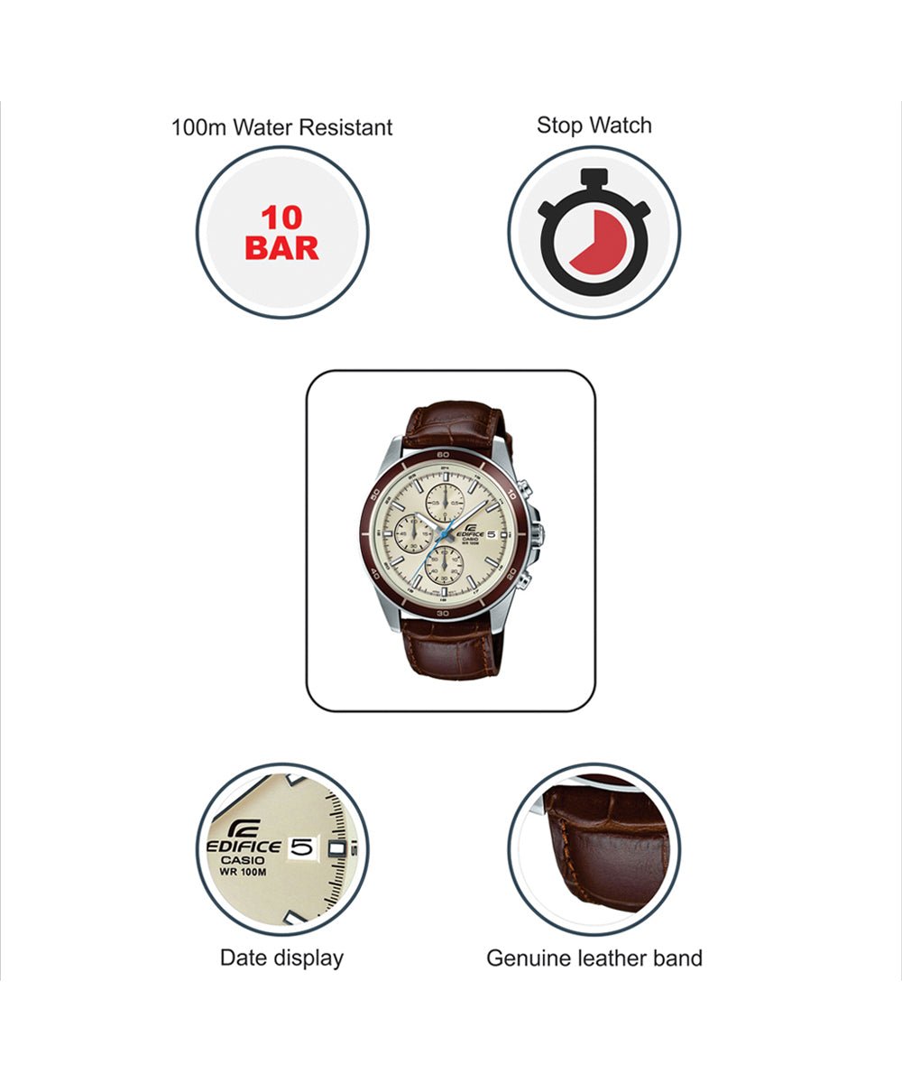 Casio Edifice EFR - 526L - 7BVUDF(EX303) Chronograph Men's Watch - Zamana.pk