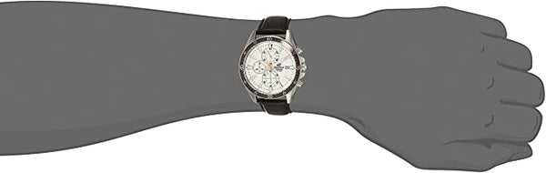 CASIO EDIFICE EFR - 546L - 7A MEN'S CHRONOGRAPH LEATHER STRAP WATCH - Zamana.pk