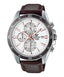 CASIO EDIFICE EFR - 546L - 7A MEN'S CHRONOGRAPH LEATHER STRAP WATCH - Zamana.pk