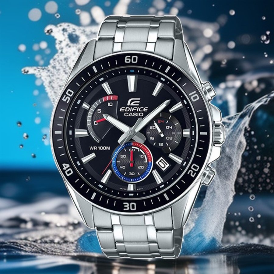 Casio Edifice EFR - 552D - 1A3VUDF Stylish Chronograph Wrist Watch - Zamana.pk Main image