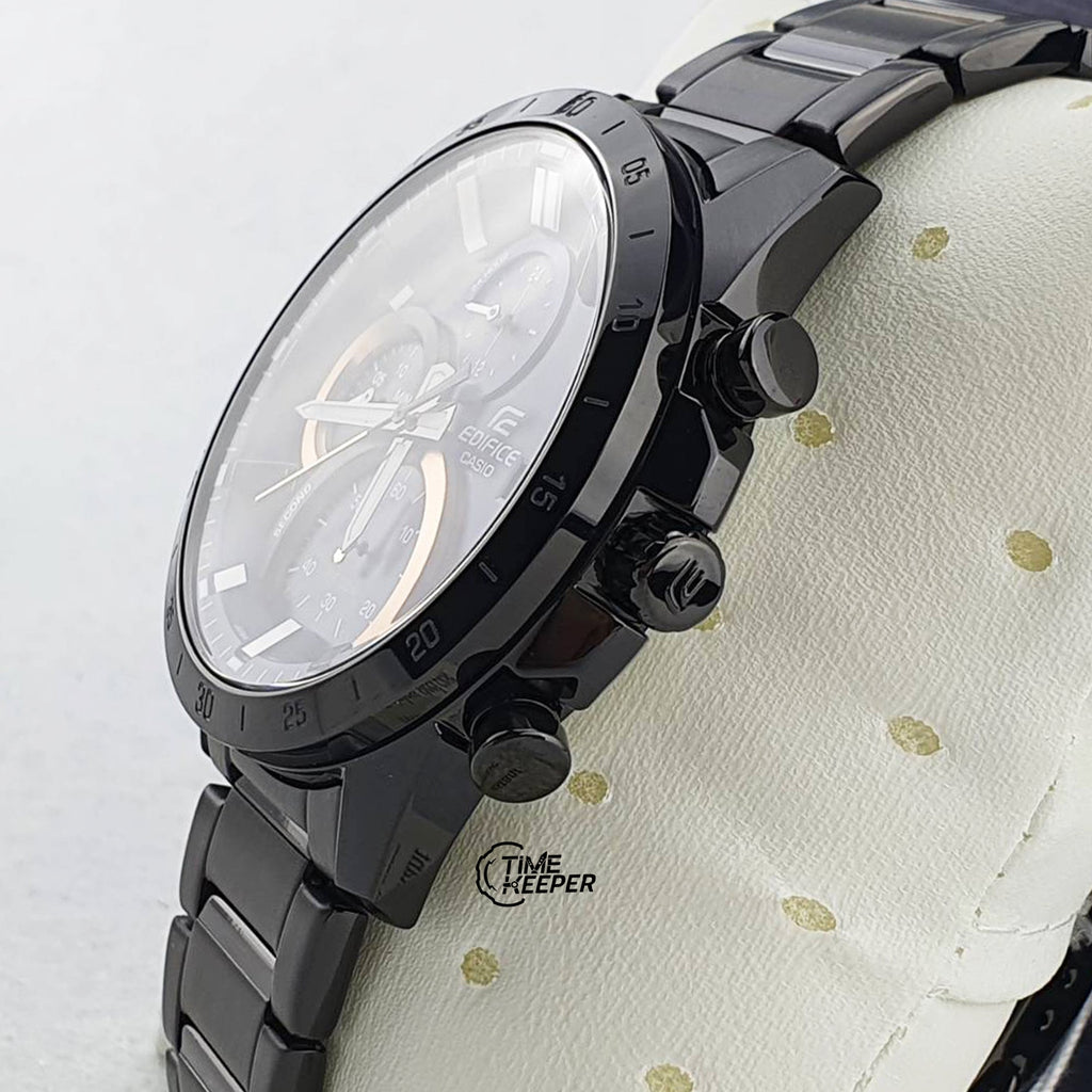 Casio Edifice EFR - 571DC - 2AVUDF Classy Chrono Black Steel Watch - For Men - Zamana.pk