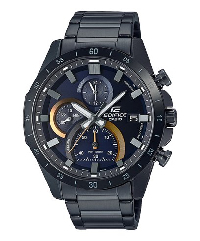 Casio Edifice EFR - 571DC - 2AVUDF Classy Chrono Black Steel Watch - For Men - Zamana.pk Main image