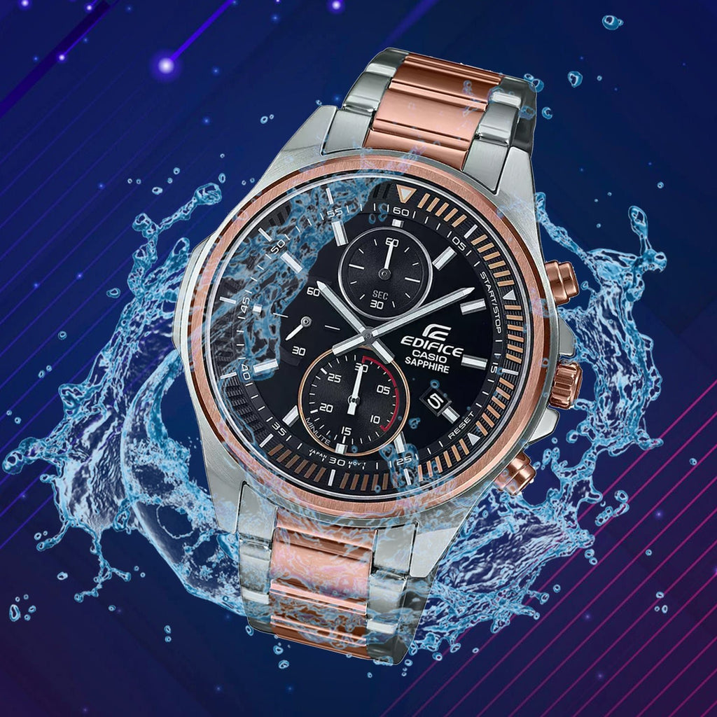 Casio Edifice EFR - S572GS - 1A Men's Sapphire Crystal Slim Case Watch - Zamana.pk