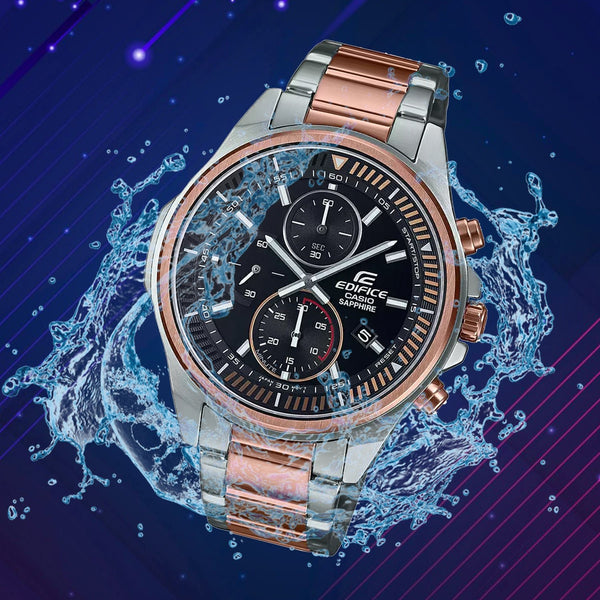 Casio Edifice EFR - S572GS - 1A Men's Sapphire Crystal Slim Case Watch - Zamana.pk