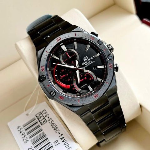 Casio Edifice EFS - S560DC - 1A Sapphire Crystal Solar Powered Chronograph Men's Watch - Zamana.pk