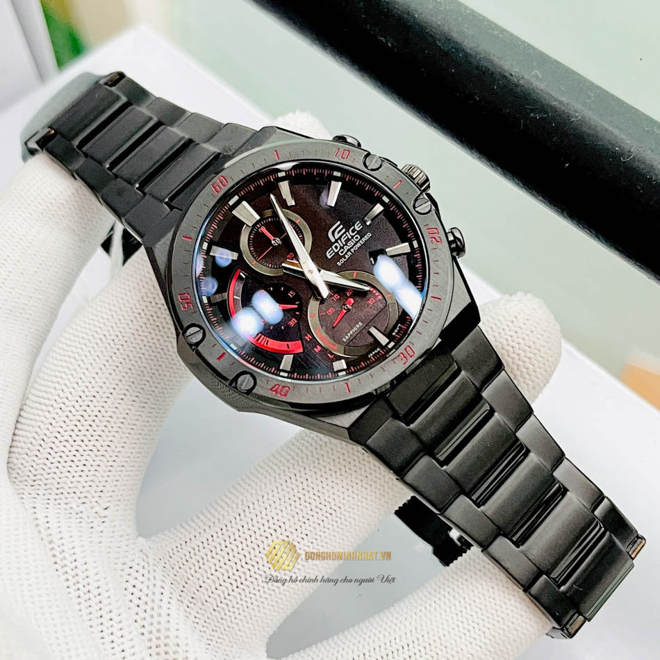 Casio Edifice EFS - S560DC - 1A Sapphire Crystal Solar Powered Chronograph Men's Watch - Zamana.pk