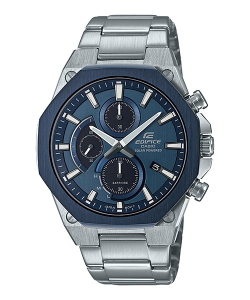 Casio Edifice EFS - S570DB - 2AUDF Solar Powered Analogue Men's Wrist Watch - Zamana.pk