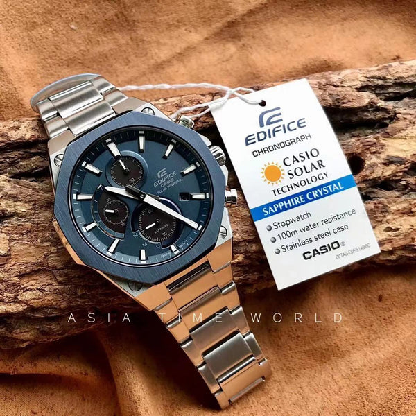 Casio Edifice EFS - S570DB - 2AUDF Solar Powered Analogue Men's Wrist Watch - Zamana.pk