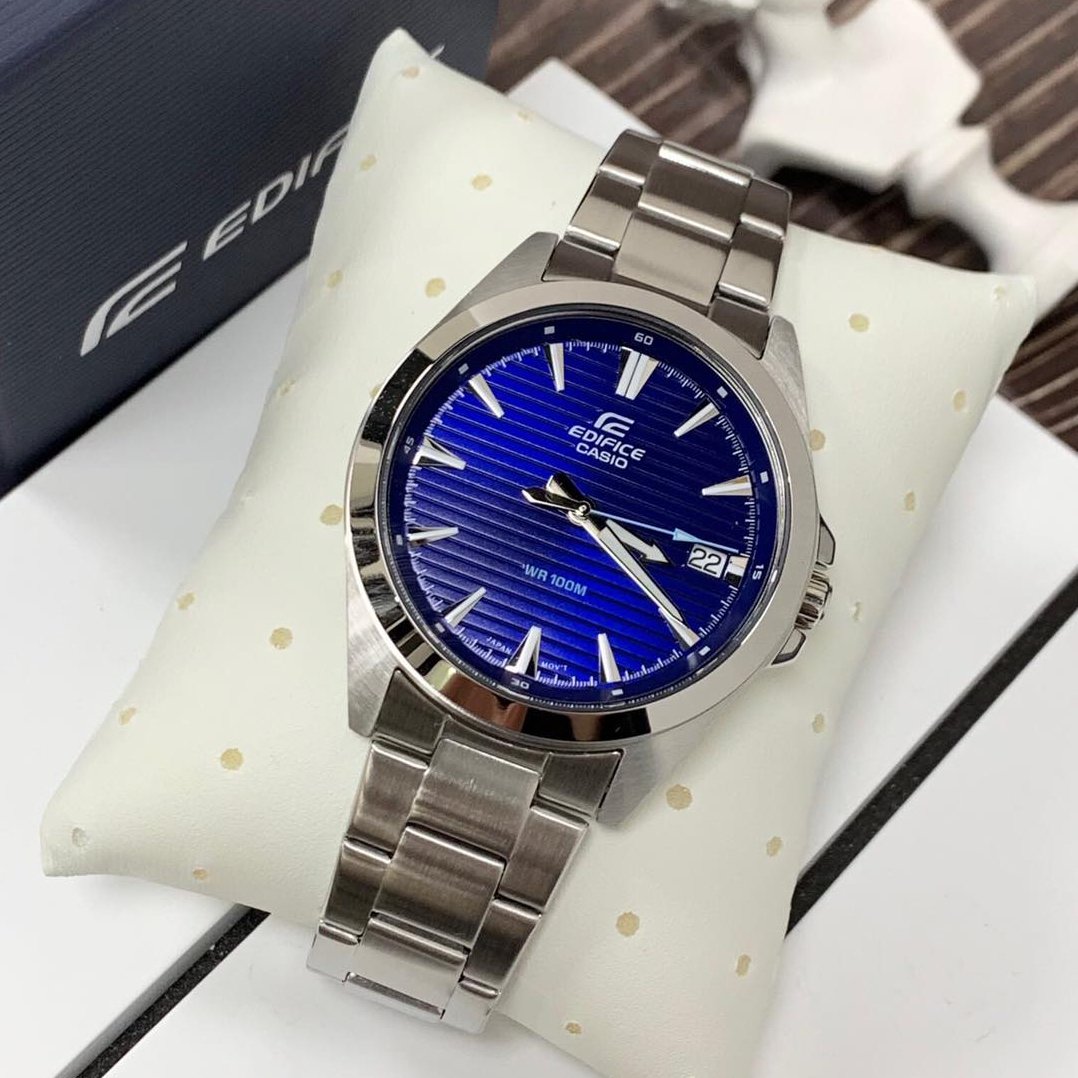Casio Edifice - EFV - 140D - 2A - Stainless Steel Watch For Men - Zamana.pk Main image