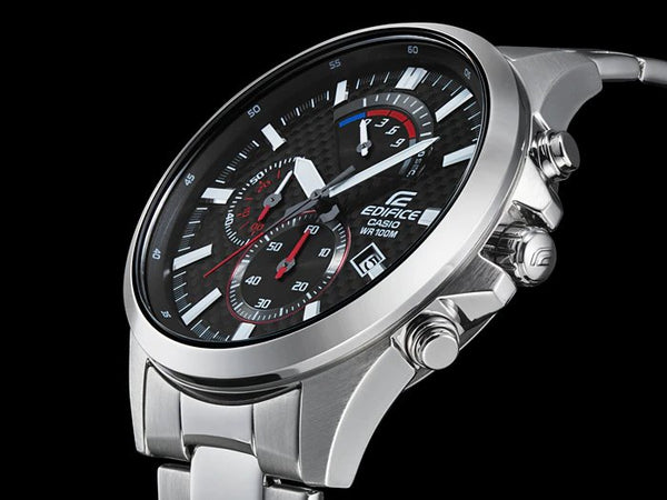 Casio Edifice EFV - 530D - 1AV Stylish Black Dial Chronograph Watch - For Men - Zamana.pk