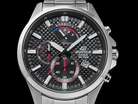 Casio Edifice EFV - 530D - 1AV Stylish Black Dial Chronograph Watch - For Men - Zamana.pk