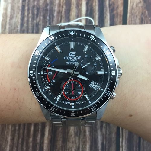 Casio Edifice - EFV-540D-1AVUDF - Stainless Steel Wrist Watch for Men - Black Secondary image