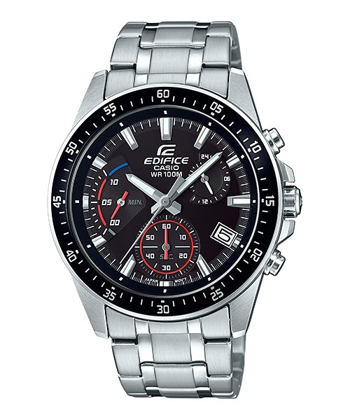 Casio Edifice - EFV - 540D - 1AVUDF - Stainless Steel Wrist Watch for Men - Black - Zamana.pk Main image