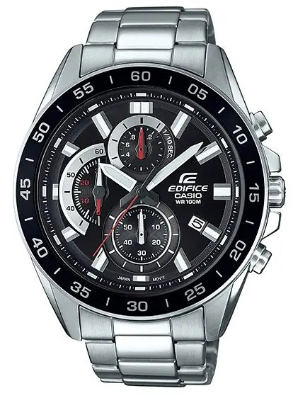Casio Edifice EFV - 550D - 1AVUDF Chronograph Quartz Stainless Steel Band Mens Watch - Zamana.pk