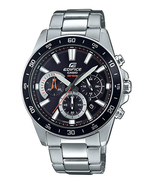 Casio Edifice EFV - 570D - 1AVUDF 100 - meter water resistance Mineral Glass For Men - Zamana.pk