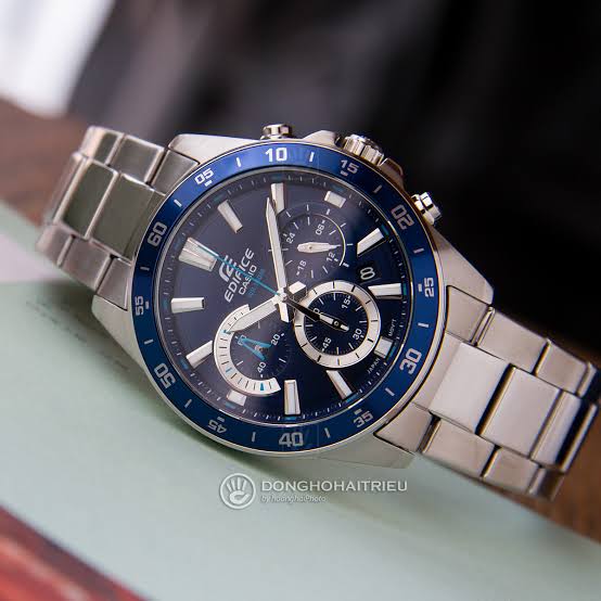 Casio Edifice EFV - 570D - 2AVUDF Analog Quartz Silver Stainless Steel Men's Watch - Zamana.pk