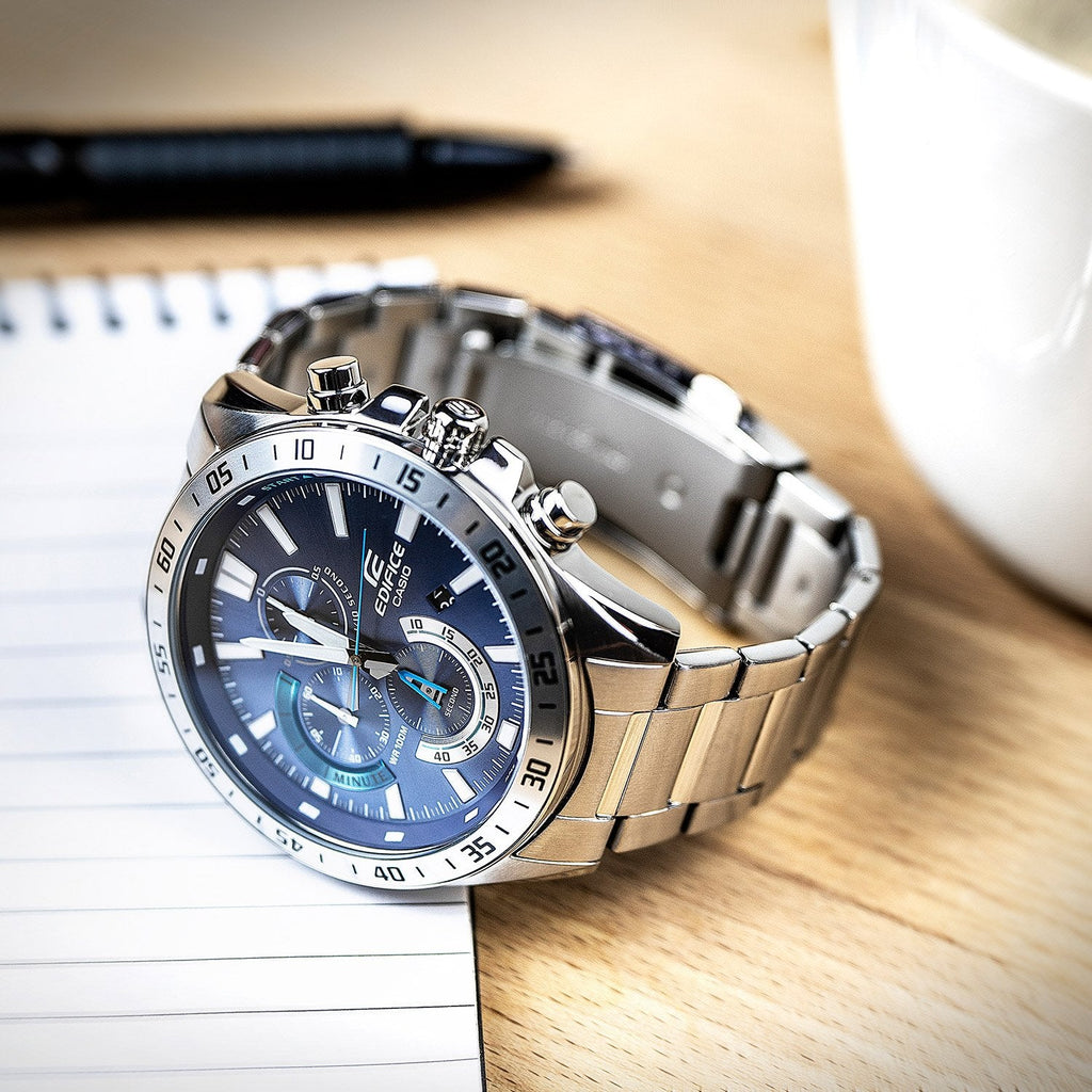 Casio Edifice - EFV - 620D - 2A - Stainless Steel Watch For Men - Zamana.pk