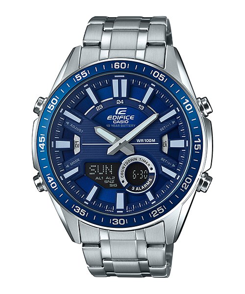 Casio Edifice EFV-C100D-2AVDF Analog-Digital Blue Dial Men's Watch-(EX440) Secondary image