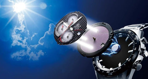 Casio Edifice EQS - 900DB - 1AVUDF(EX434) Solar Powered Chronograph Men's Watch - Zamana.pk