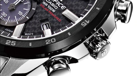 Casio Edifice EQS - 900DB - 1AVUDF(EX434) Solar Powered Chronograph Men's Watch - Zamana.pk
