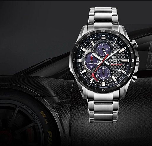 Casio Edifice EQS - 900DB - 1AVUDF(EX434) Solar Powered Chronograph Men's Watch - Zamana.pk